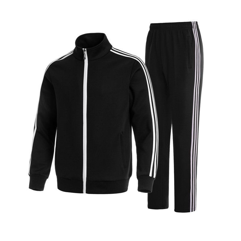 Ready Stock Men's Match 3Stripes Track Jackets Pants Training Full Set