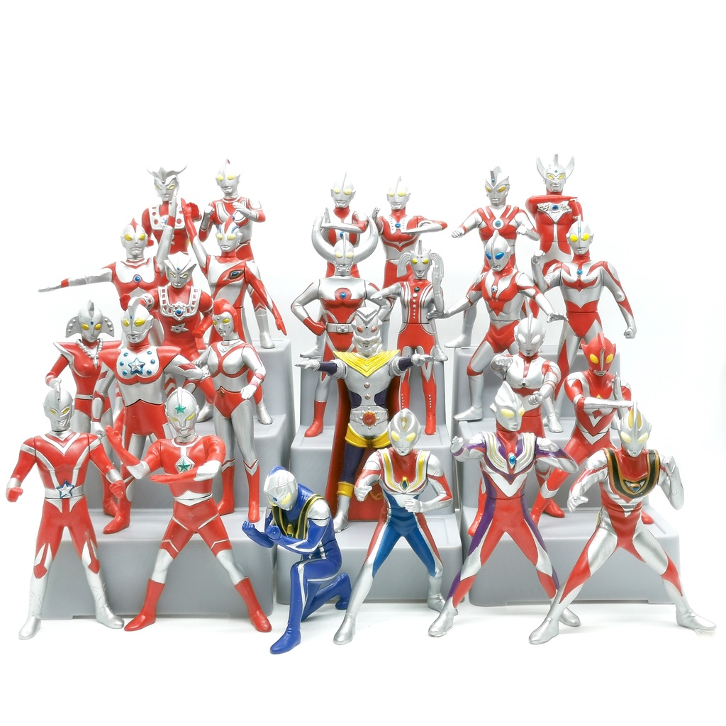 Pre Owned HG Gashapon Series Ultraman Original Tsuburaya Pvc Taro Tiga ...