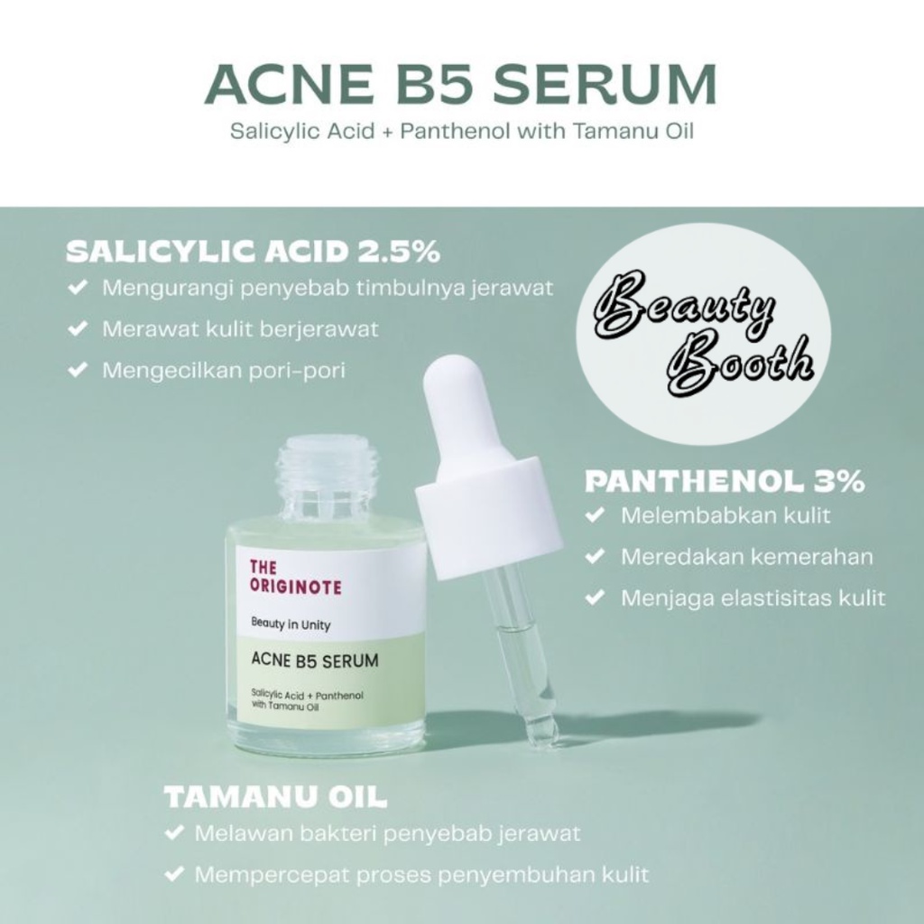 The ORIGINOTE Acne B5 Serum 20ml Anti Acne Serum Acne Serum Acne