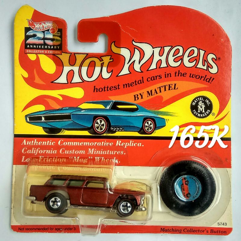 Hot Wheels 25th Anniversary Classic Nomad Open Hood Redline 