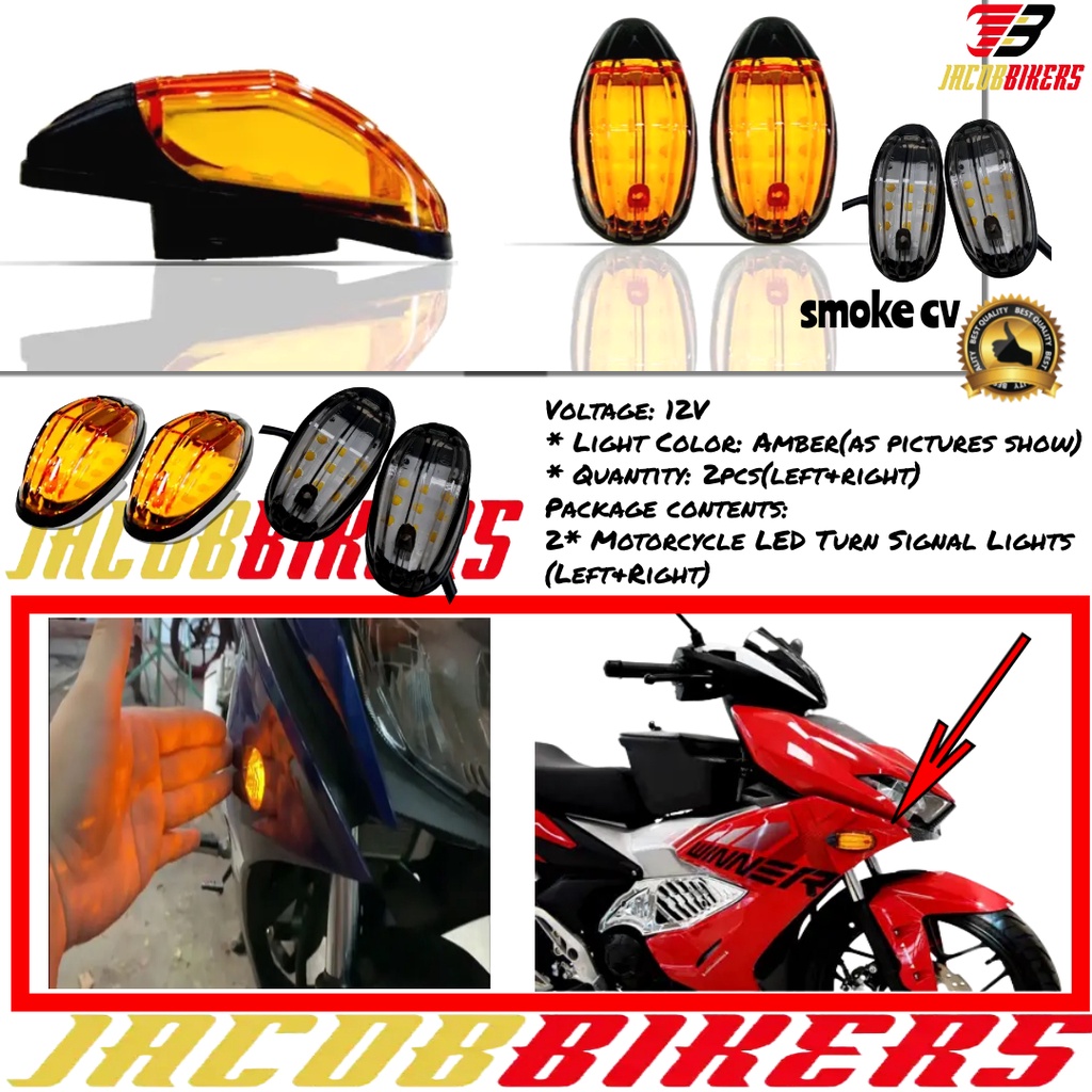 UNIVERSAL SIGNAL LED LIGHT YAMAHA HONDA CRB250 Y15ZR Y16SR / RS150 V1