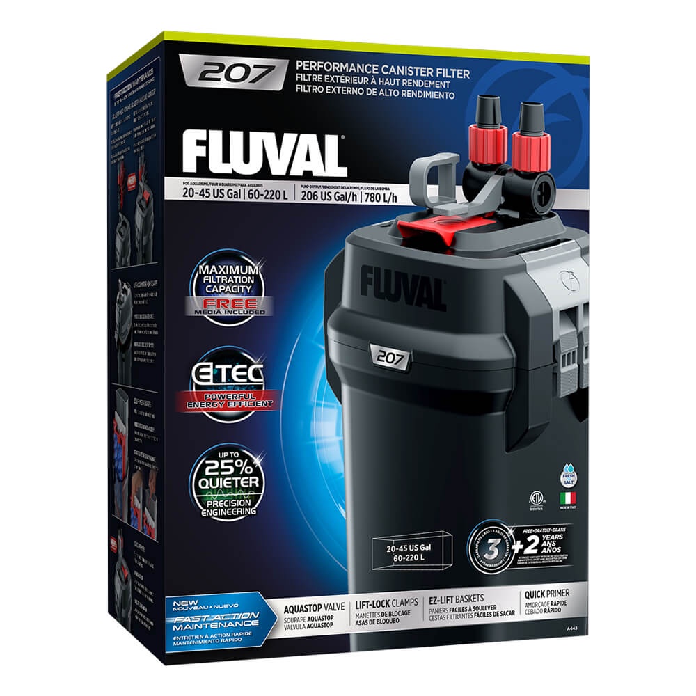 Fluval Canister Filter Fluval 207 / 307 / 407 (3 + 2 warranty) Shopee