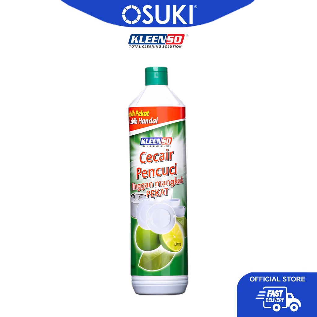 KLEENSO Dishwasher Liquid Lime (900ml) Shopee Malaysia