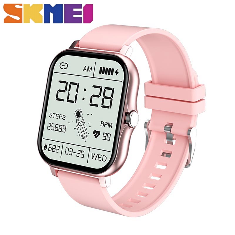 SKMEI Smart Watch Custom Dial Music Control Function Bluetooth Call Calls Reminder Social APP Reminder Smartwatch