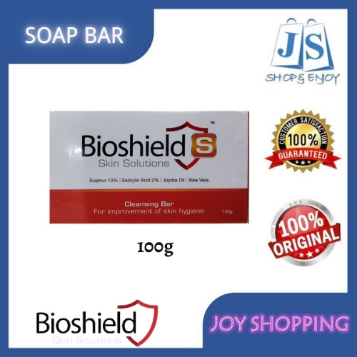 [READY STOCK] Bioshield S Bar Soap 100g (EXP 07/2025) Shopee Malaysia