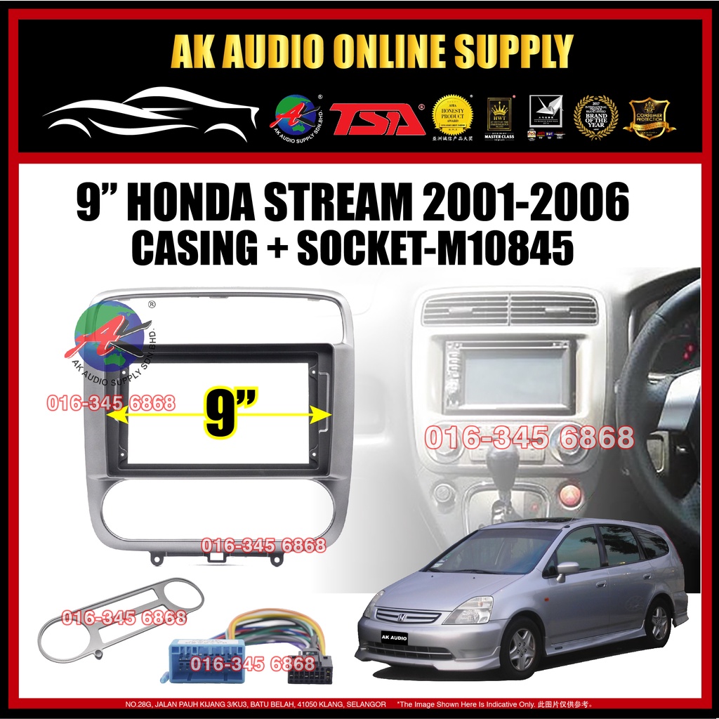 Honda Stream 2001 - 2006 Android Player 9