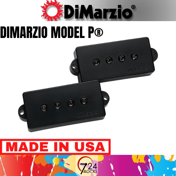 Dimarzio Pickup DiMarzio Model P Bass Hum Canceling DP122 DP122BK