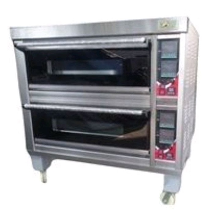 GOLDEN BULL Gas Oven 2 Deck 4 Tray HTG-24 Heavy-duty Industrial Digital Bread Cake Roasting Grilling 重型高生产率烘焙烤箱