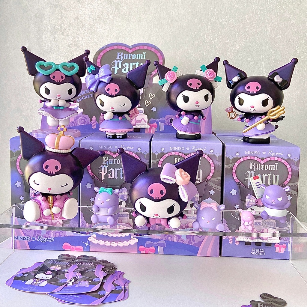 Sanrio x MINISO Mystery Boxes Kuromi Birthday Party Blind Box Secret