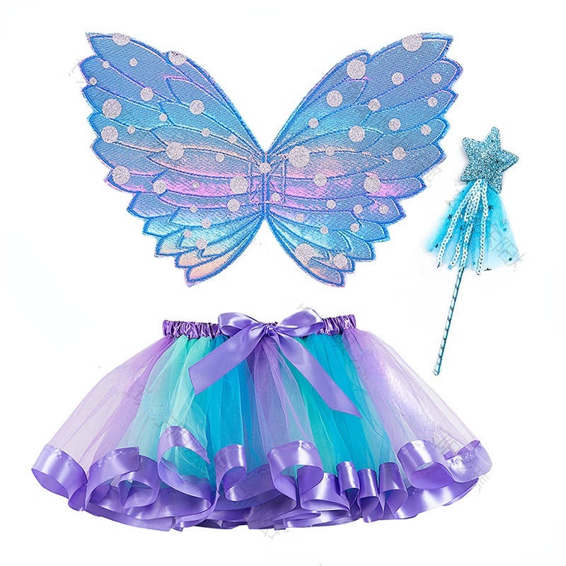 Three piece dress/Christmas suit Girls dress up Princess Fairy dress