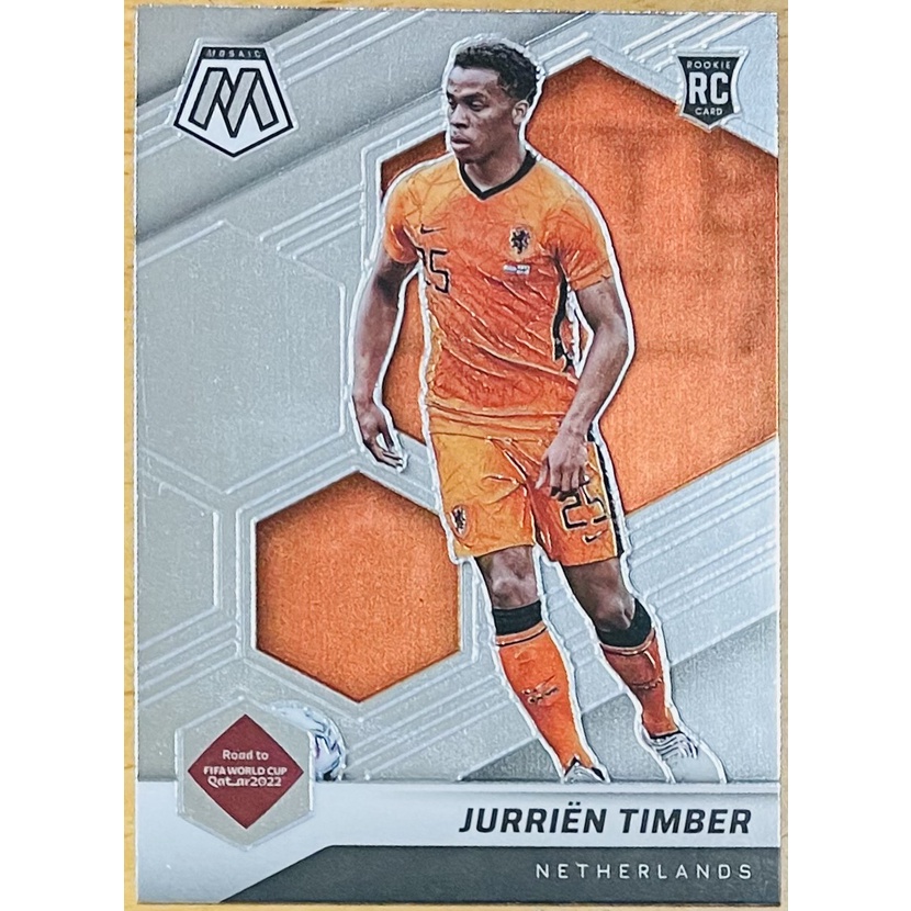 JURRIEN TIMBER Newcomer Kakada World Cup 2021-22 MOSAIC 178 RC Dutch Football Card