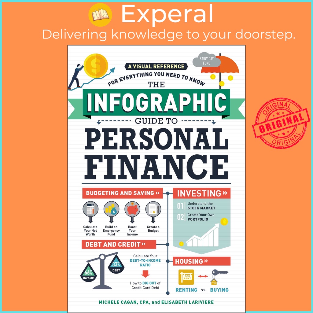 [English] - The Infographic Guide to Personal Finance - A V by Elisabeth Lariviere Michele Cagan (US edition, paperback)