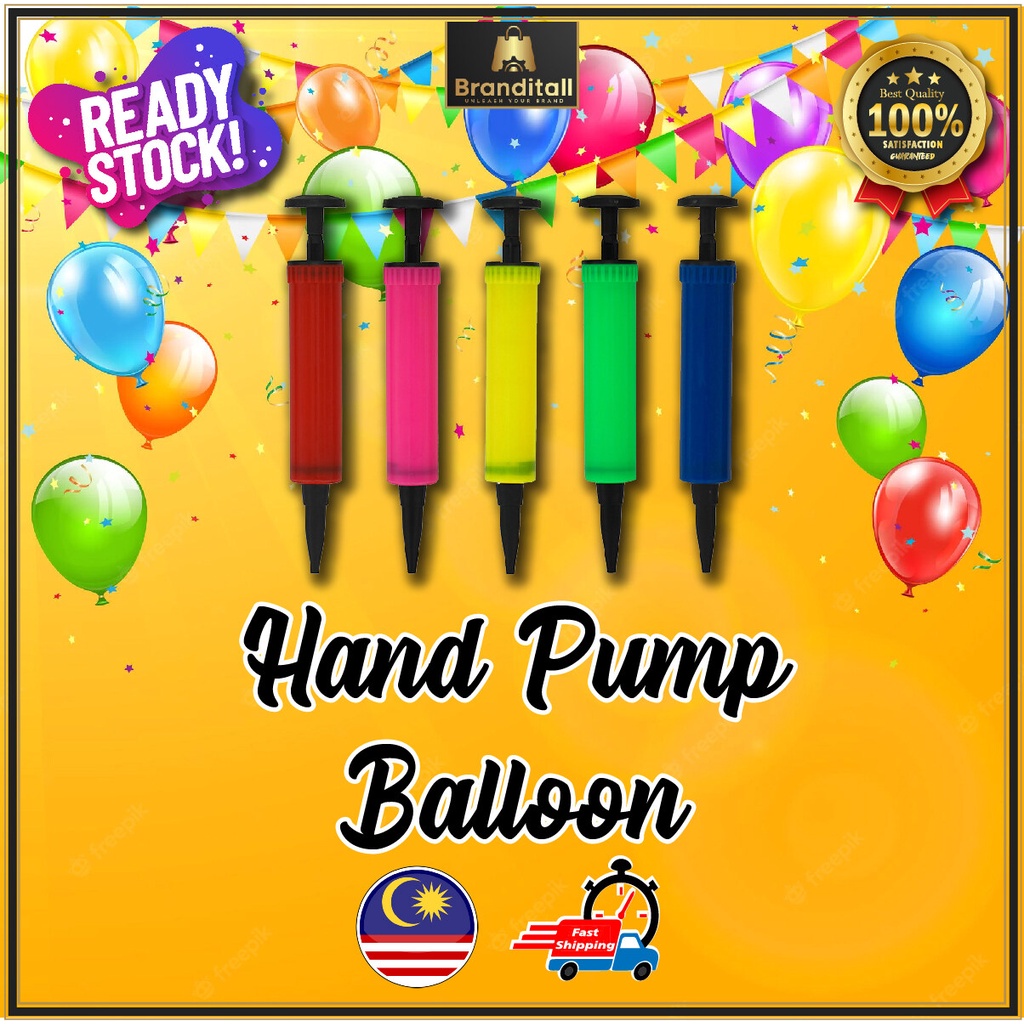 Small Hand Pump Mini Hand Held Air Pump Balloon Portable Pam Tangan