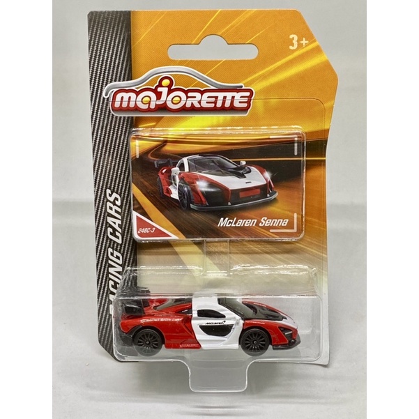 Majorette MCLAREN SENNA Red White Racing 1/56 1/64 Diecast Car [7cm x 2 ...