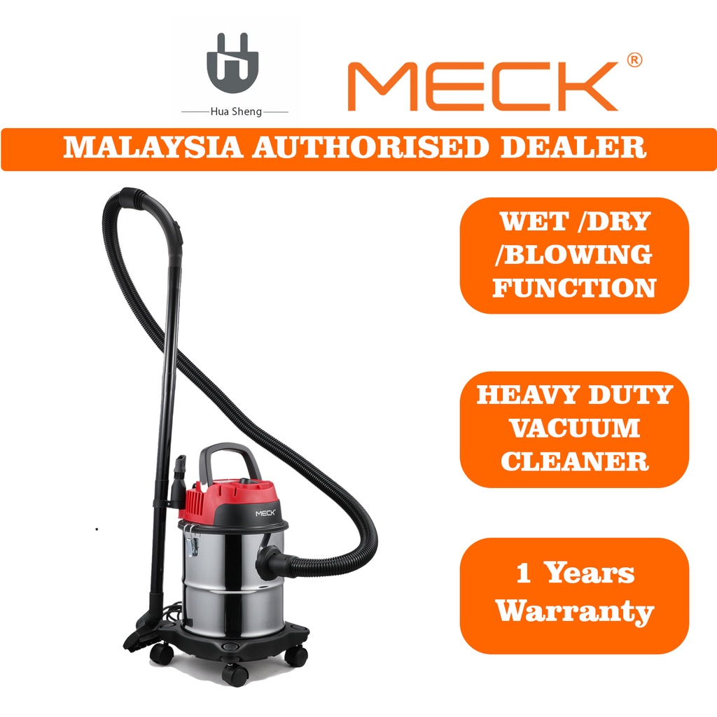 Meck Vacuum 3 In 1 Heavy Duty Vacuum Cleaner MVC-WD12SS/MVC-WD10/MVC-WD123/MVC-WD2000SS