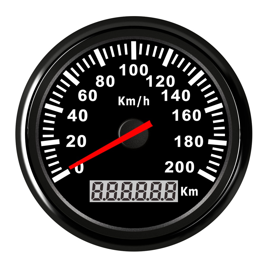 120Km/h ,200 Km/h Boat Speedometer Waterproof Stainless Speedo Gauge