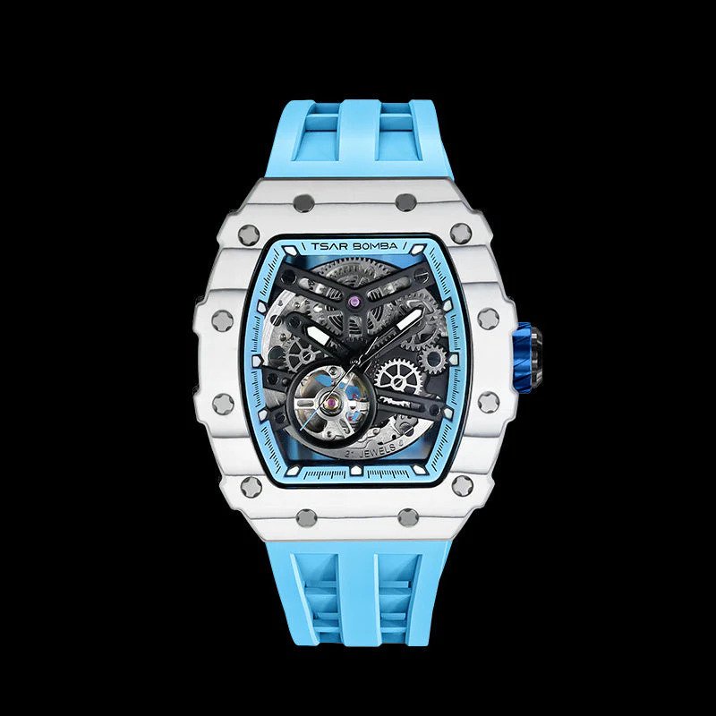 TSAR BOMBA TB8208CF WATCH (SKYBLUE & LINE) | Shopee Malaysia