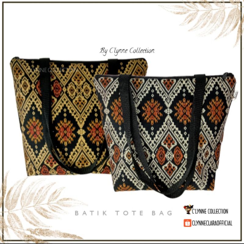 Batik tote bag handbag woman