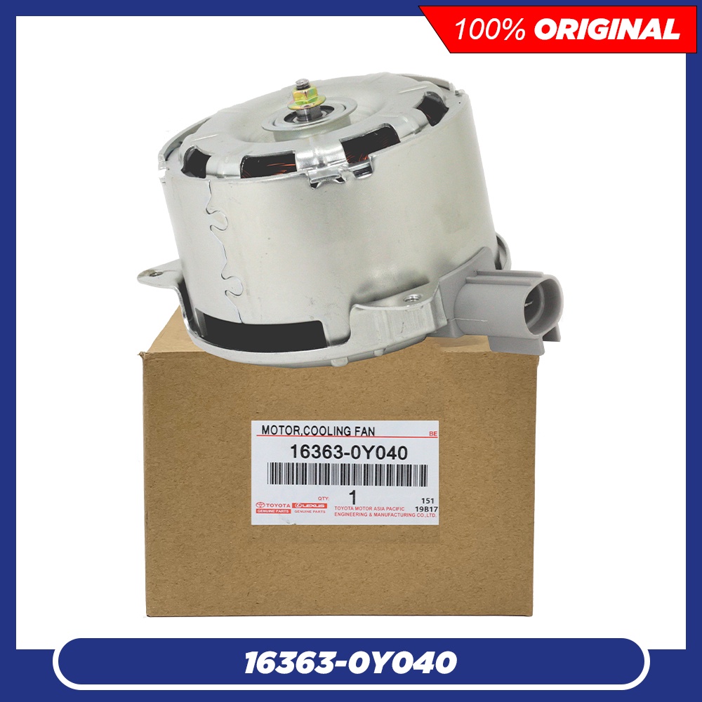 (100 Original) Toyota Radiator Fan Motor Toyota Vios 1.5 NCP150 20132019 163630Y040 DENSO