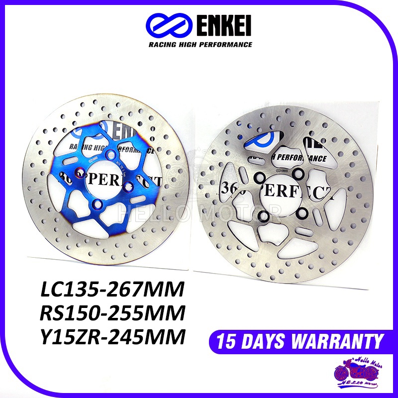 ENKEI DISC PLATE LC135 267MM / Y15ZR 245MM / RS150 255MM 4 LUBANG BRAKE