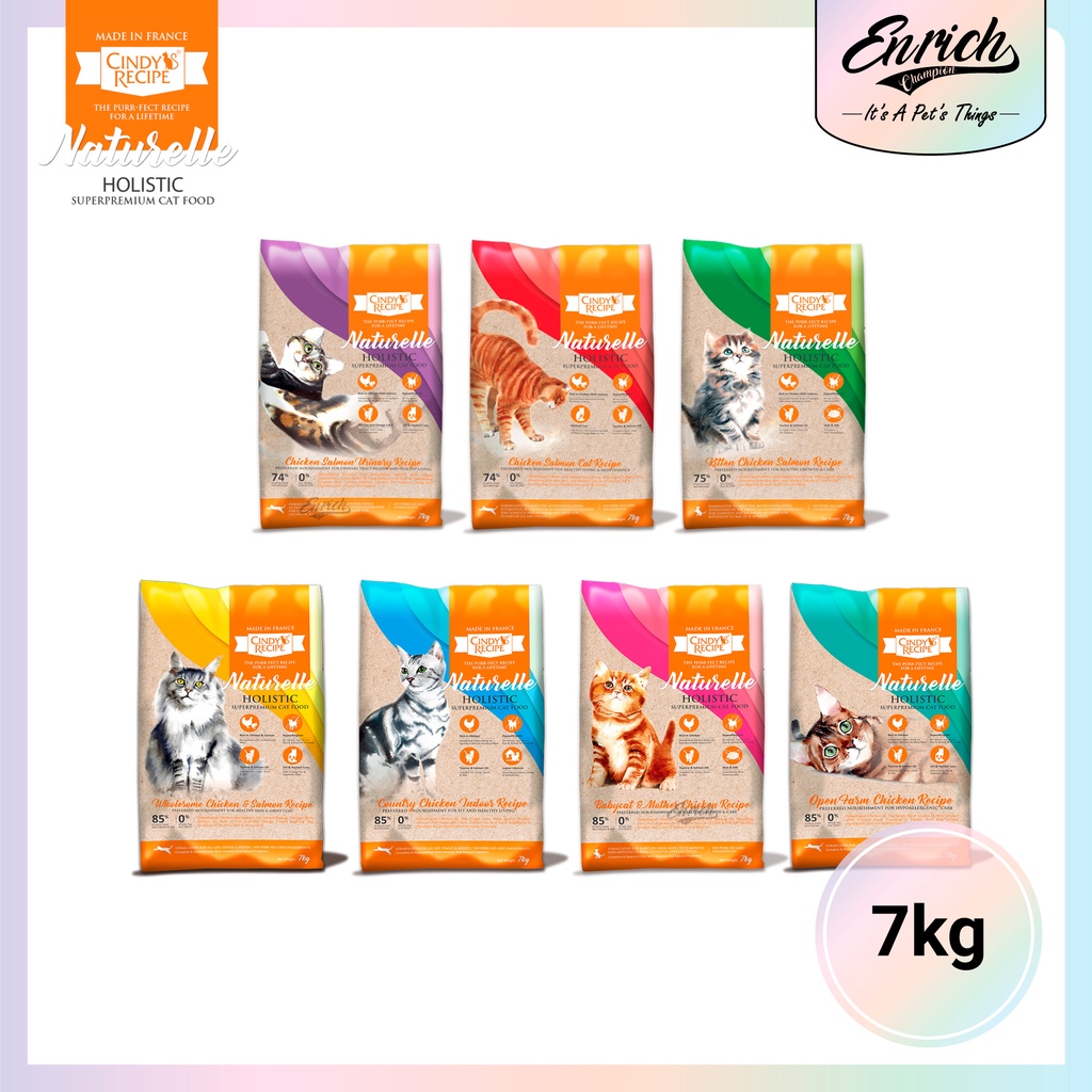 Cindy's Recipe Naturelle Holistic Super Premium Cat Dry Food 7kg ...