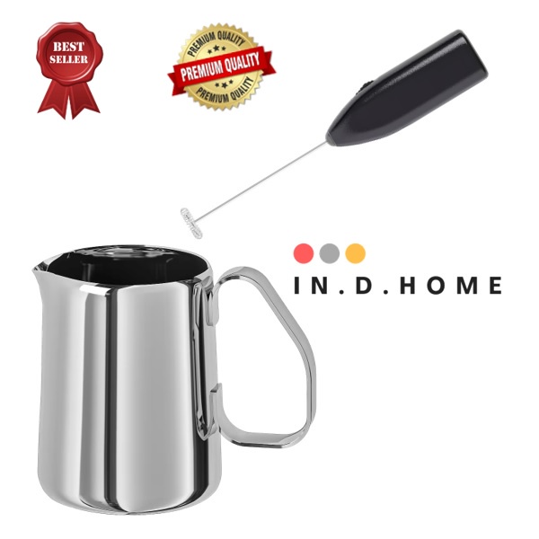 [ IKEA ] PRODUKT MATTLIG - 🔥 Milk Frother Milk Frothing Jug Barista Brew Coffee Alat Pembuih Susu Cafe