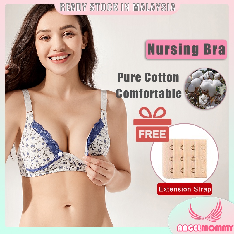 Angel Mommy Nursing Bra Maternity Breastfeeding Bra Push up Cotton Breathable Seamless Pregnancy Women Underwear 937