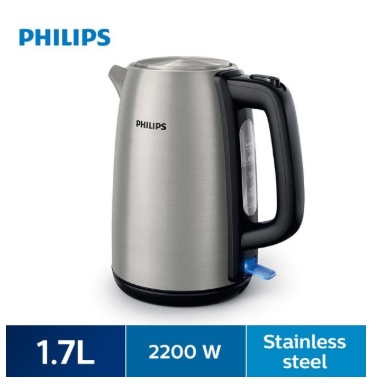 FREE GIFT Philips Jug Kettle HD9351 (1.7L) Stainless Steel Body