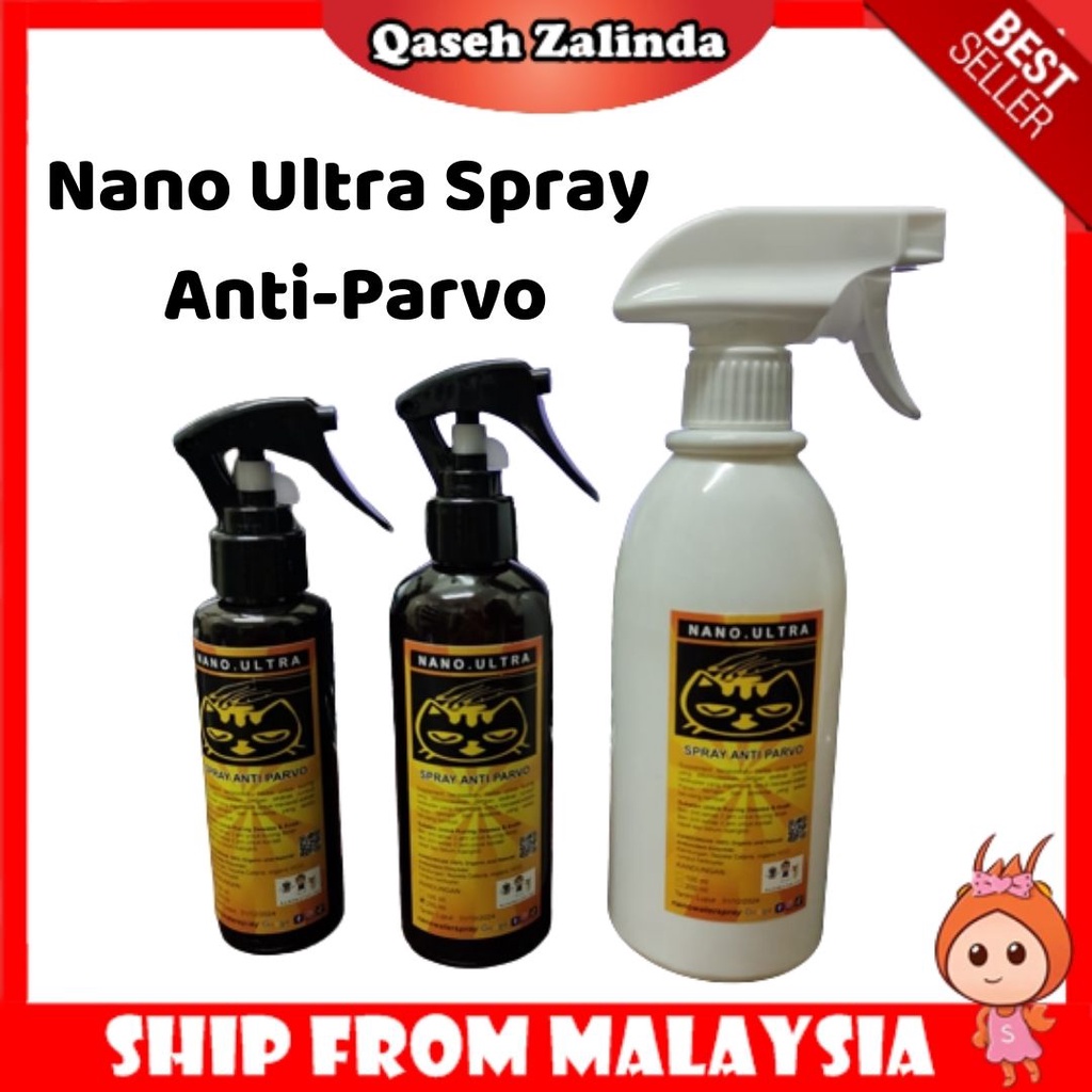 Nanowater Nano Ultra Spray Anti Parvo Virus Untuk Kucing Shopee Malaysia