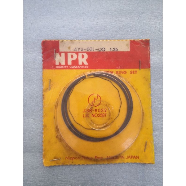 RXK/4Y2 PISTON RING BRAND NPR 100% ORIGINAL MADE IN JAPAN/YAMAHA RX KING