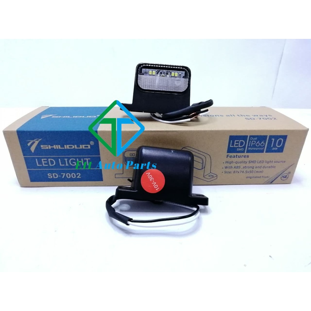 LAMPU LED SHILIDUO SD7002 12V 24V LED NUMBER PLATE SIDE MARKER LAMP