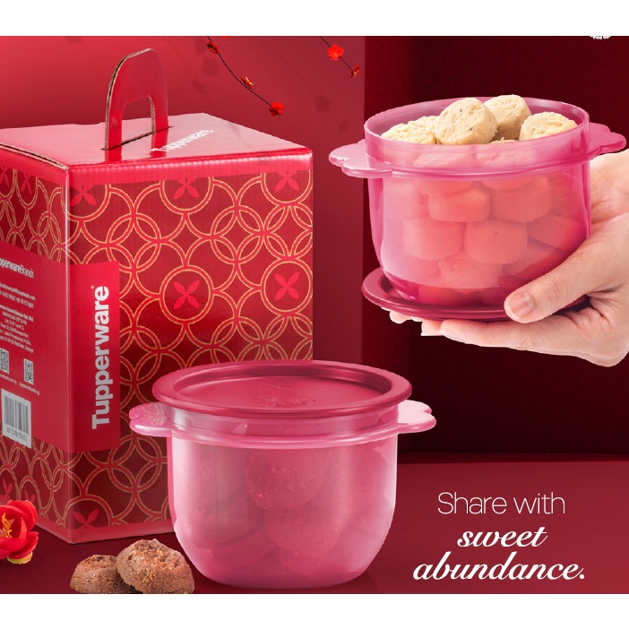 {POS TODAY} Tupperware CNY Cookies Gift Set / Chinese New Year Box / OT