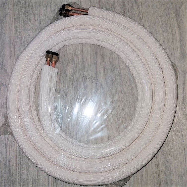 Aircond Copper Tube Twin 3 Meter 2/3Hun Pipe Air Conditioner Insulated