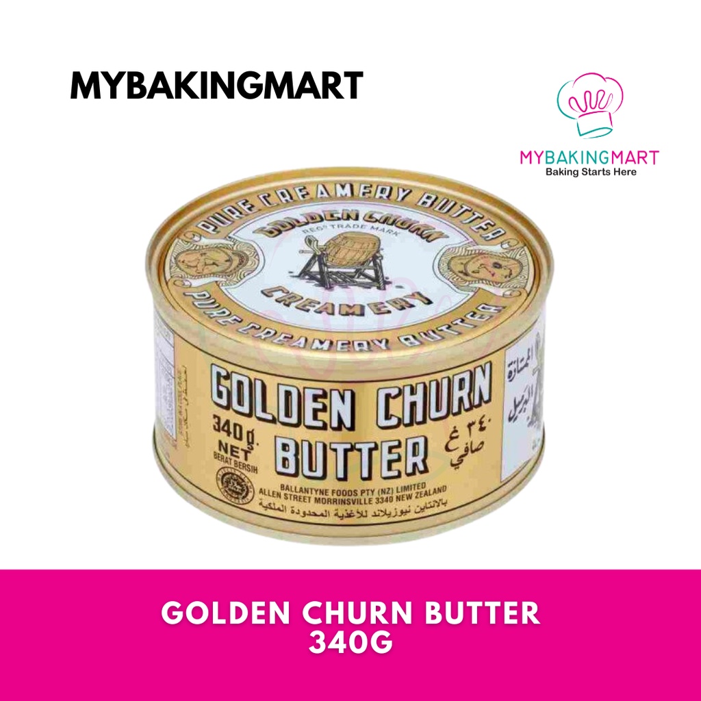 Mybakingmart | Golden Churn Butter 340g / Halal Tinned Butter