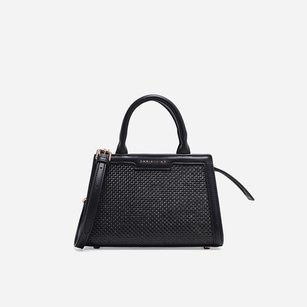 Rya Woven Bag - Black (NO PERSONALIZATION/ADD NAME SERVICES AVAILABLE ...