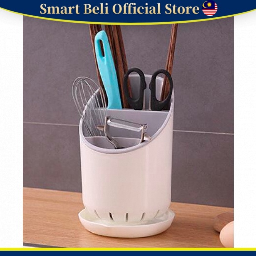 [Local Seller] EXTRA GIFT  Kitchen Drain Chopsticks Cage Household Tableware Storage Rack Cage Multi-funct