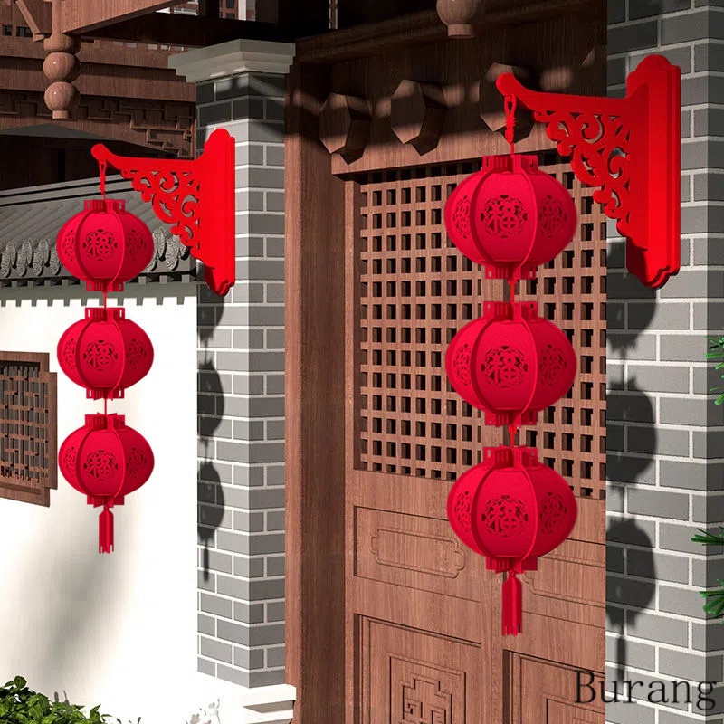 2024 New Year Decorative Lantern Spring Festival Red Hollow Lanterns CNY Decor