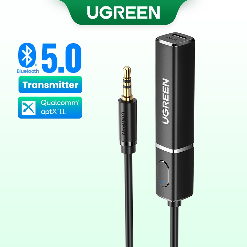 UGREEN Bluetooth Transmitter 5.0 4.2 Dual Link Audio Adapter with Mic
