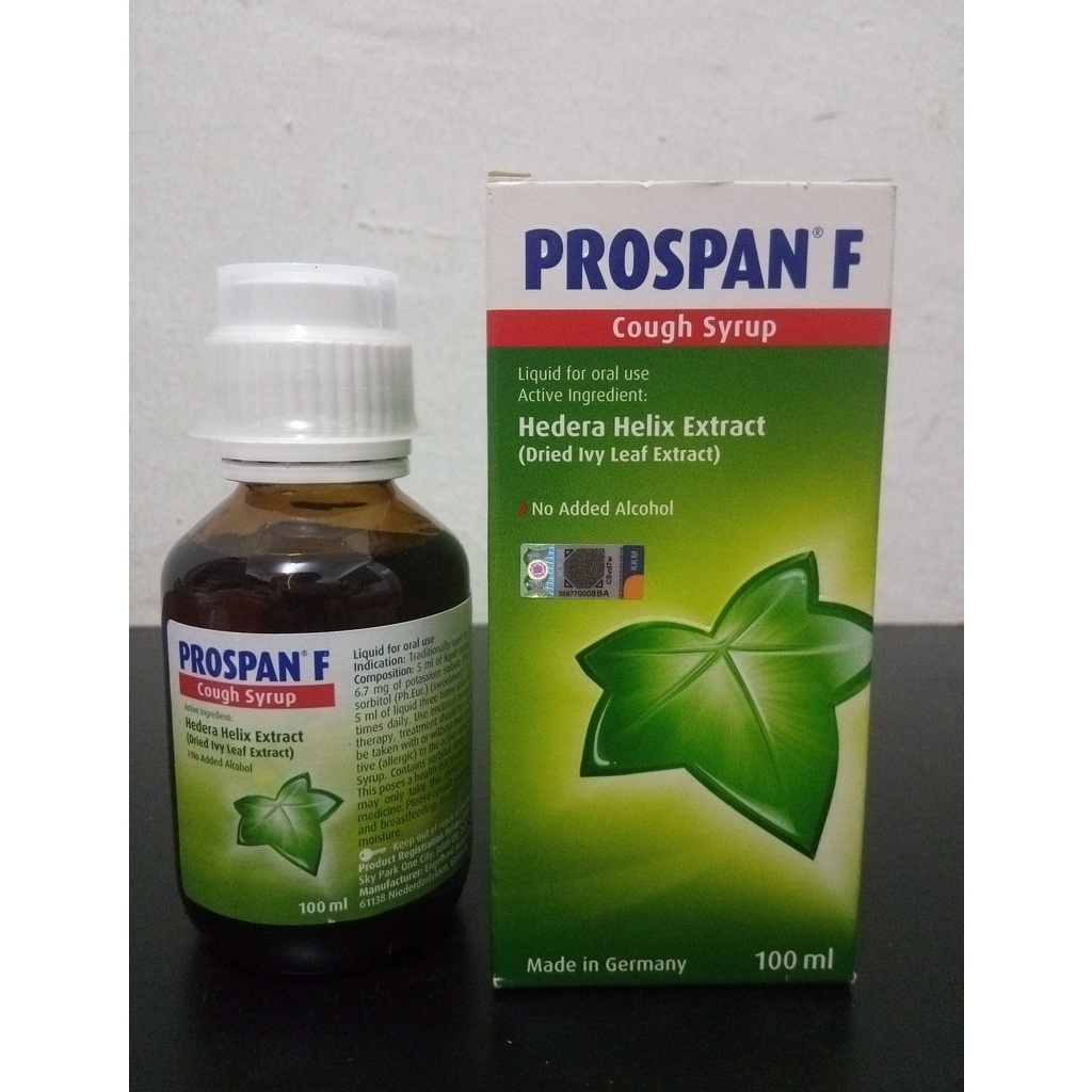 Prospan F Cough Syrup 100ml, Engelhard, Fruity Flavour With Menthol