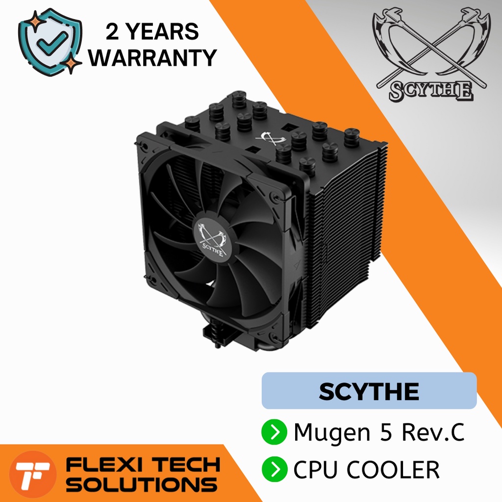 Flexi Tech SCYTHE Mugen 5 Black Edition Rev.C CPU Air Cooler Compatible