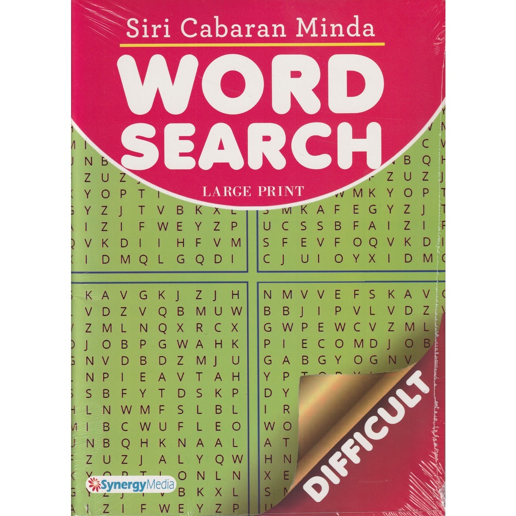 SIRI CABARAN MINDA WORD SEARCH LARGE PRINT (DIFFICULT)