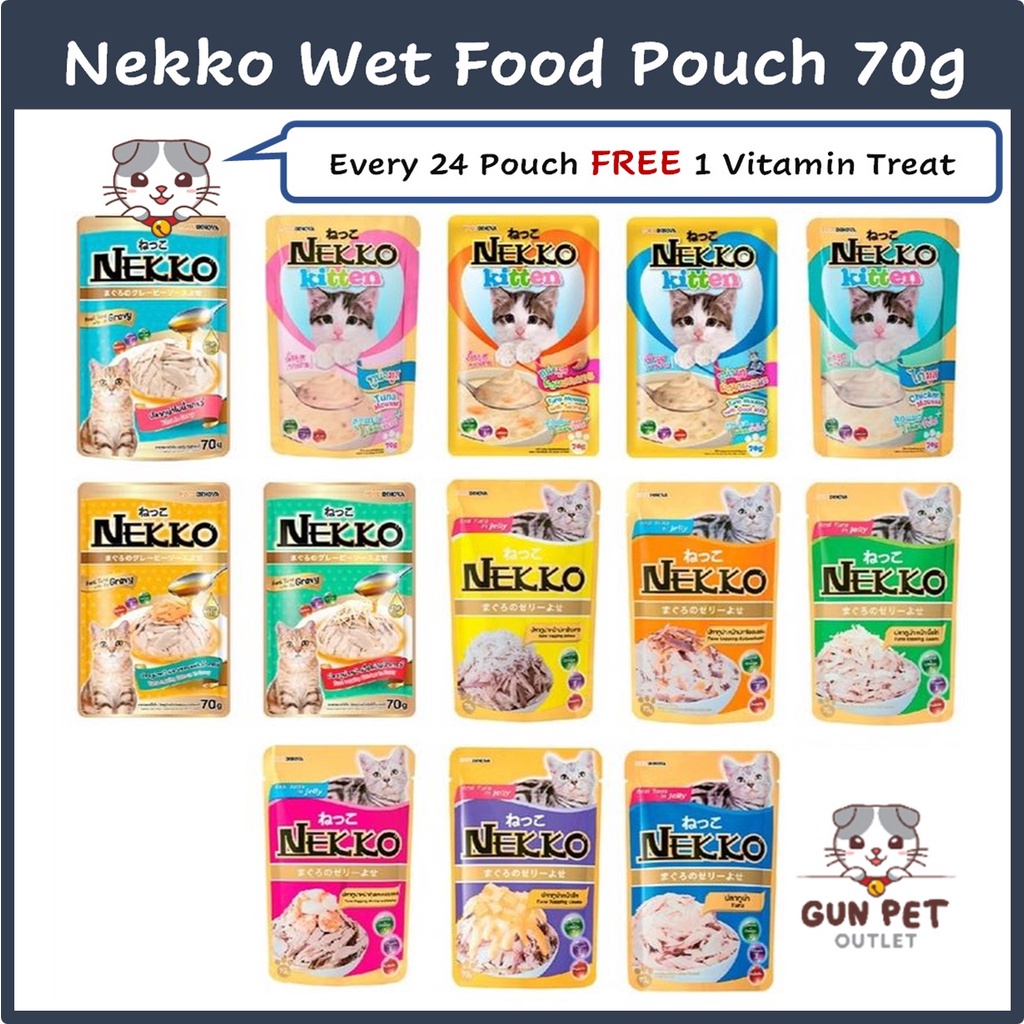 gun-pet-nekko-premium-cat-pouch-wet-food-70g-kitten-adult-pet-wet