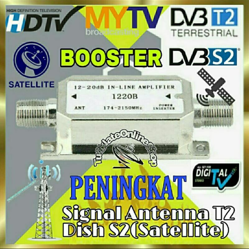 Digital Antenna Booster Satellite/Terrestrial MYTV T2/S2 penapis