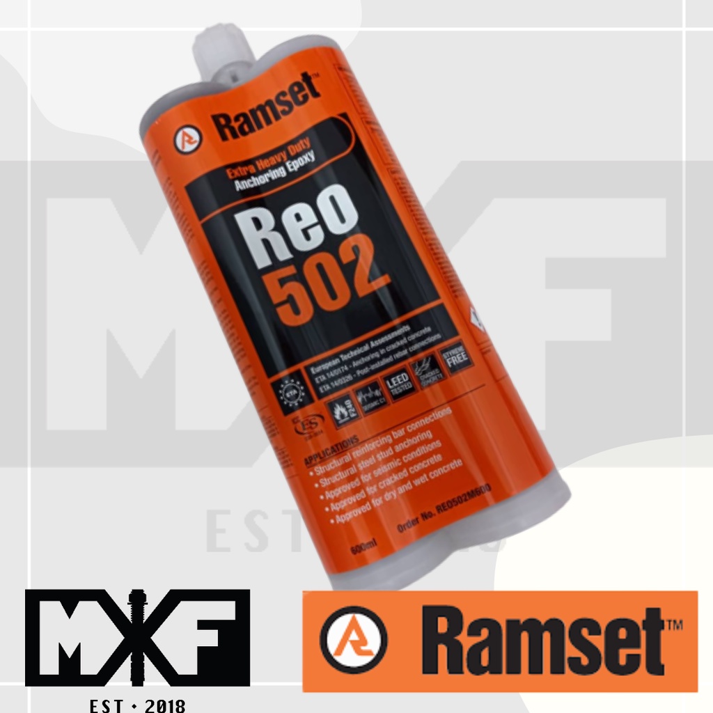RAMSET REO 502 Extra Heavy Duty Anchoring Epoxy (600ML) Shopee Malaysia