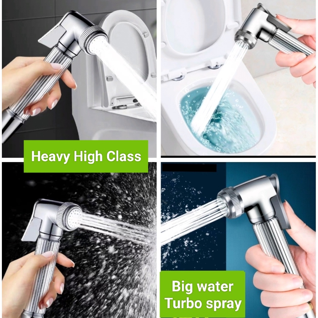 Bathroom Toilet Stainless steel 304 Bidet Spray set Hand Spray hose 1
