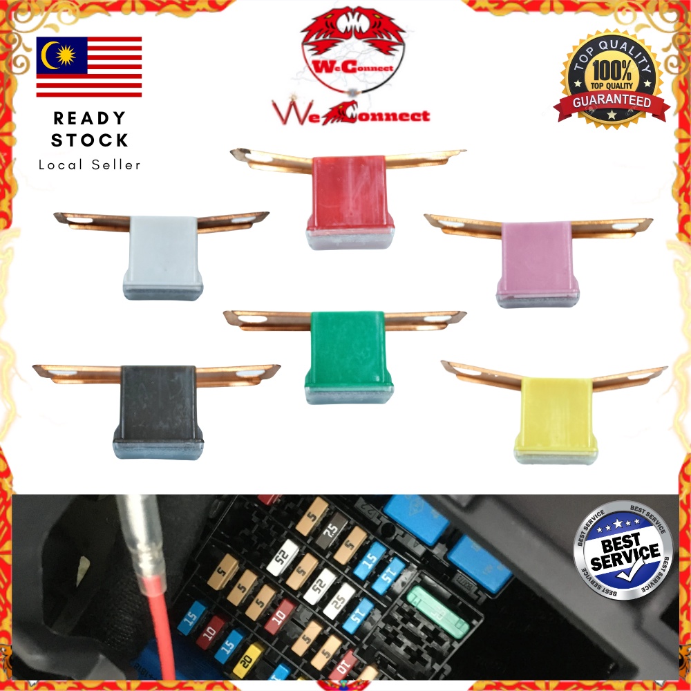 WeConnect L Series Automotive Cartridge Car Main Fuse Male Slow Blow