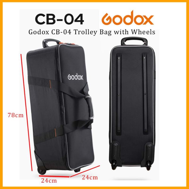 Godox CB-04 Trolley Bag with Wheels /**NEW DESIGN HAVE GODOX LOGO ...