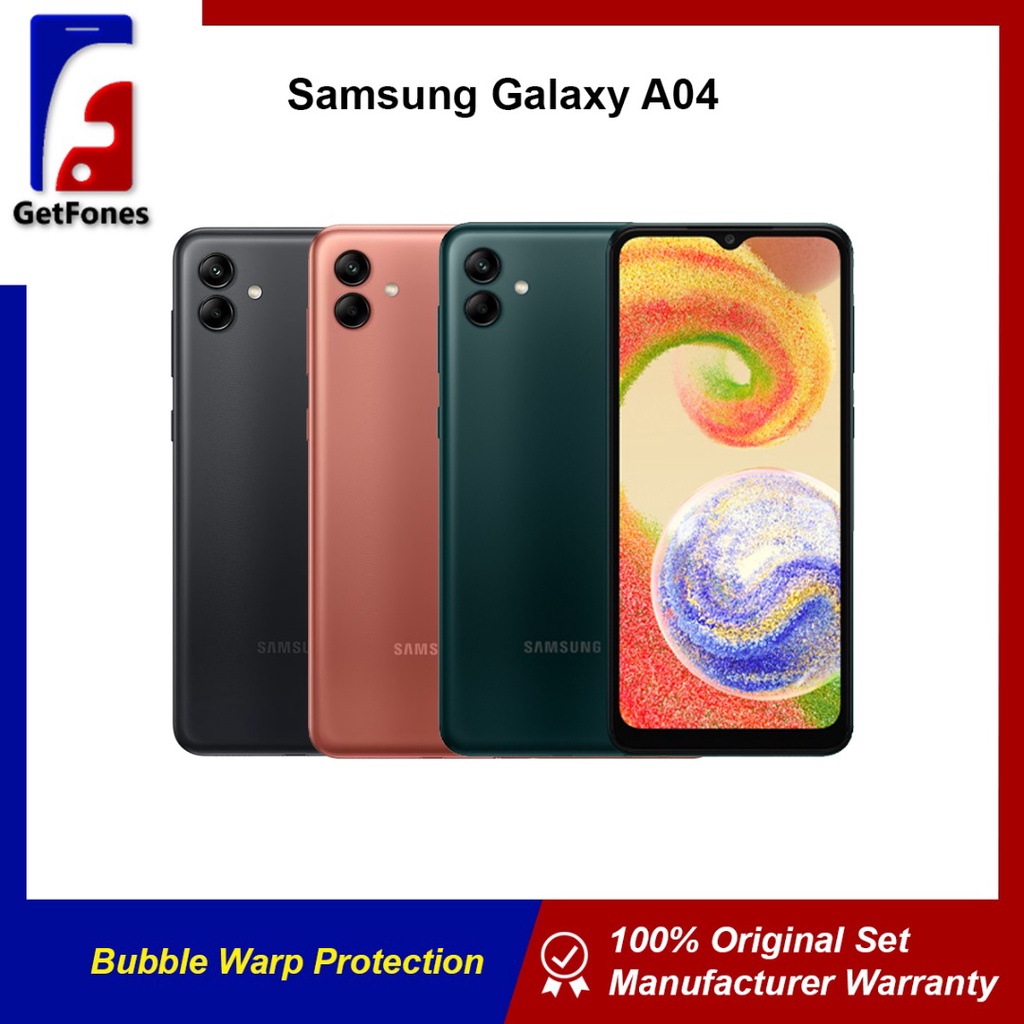 Samsung Galaxy A04 [3GB+32GB / 4GB+64GB ] [ SM-A045 ] - 1Year Warranty ...