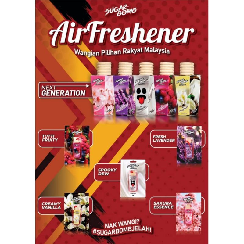 Car perfume air freshener / indoor sugarbomb (original) Shopee Malaysia