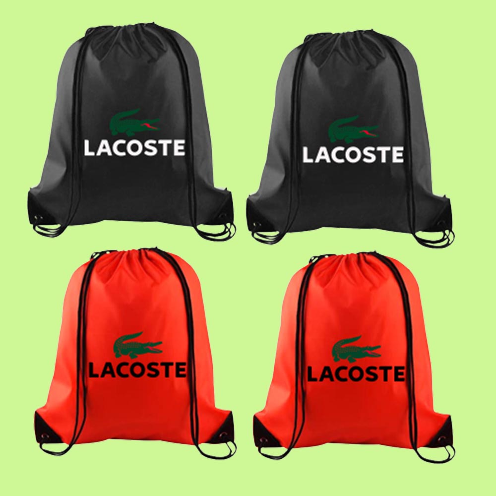Lacoste Drawstring Backpack Ready Stock Shopee Malaysia